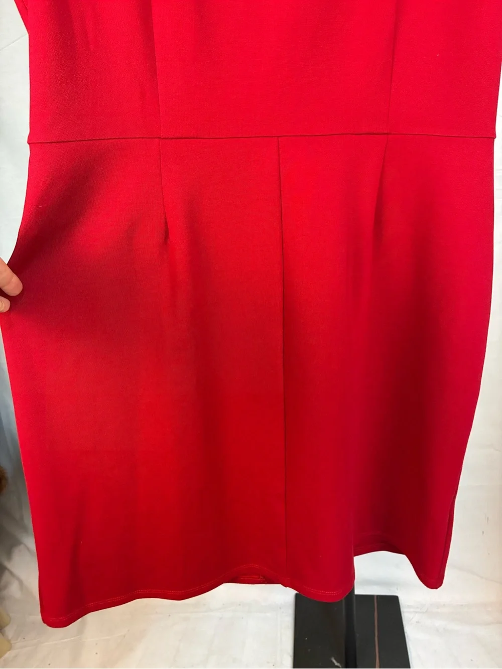 NWT Jude Connally Riley Sleeveless Sheath Dress in Crimson XL